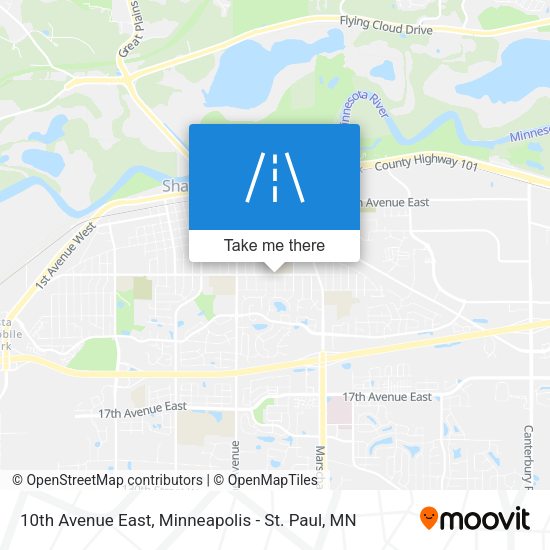 Mapa de 10th Avenue East