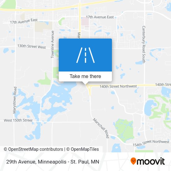 29th Avenue map