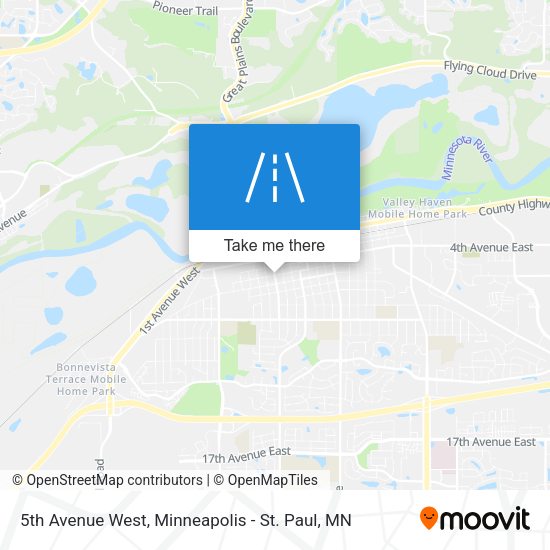 Mapa de 5th Avenue West