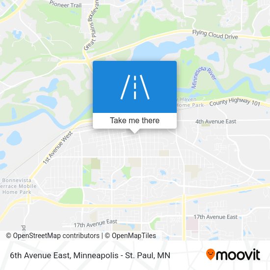6th Avenue East map