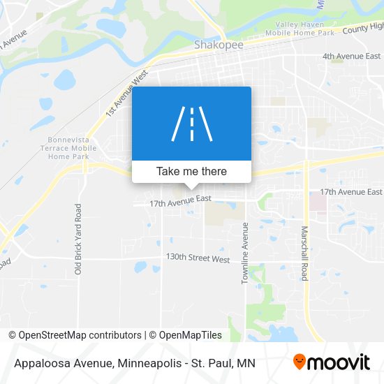Mapa de Appaloosa Avenue