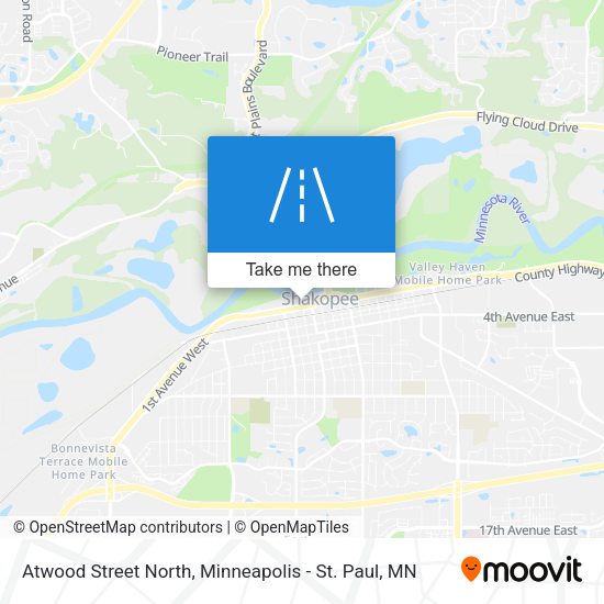 Mapa de Atwood Street North