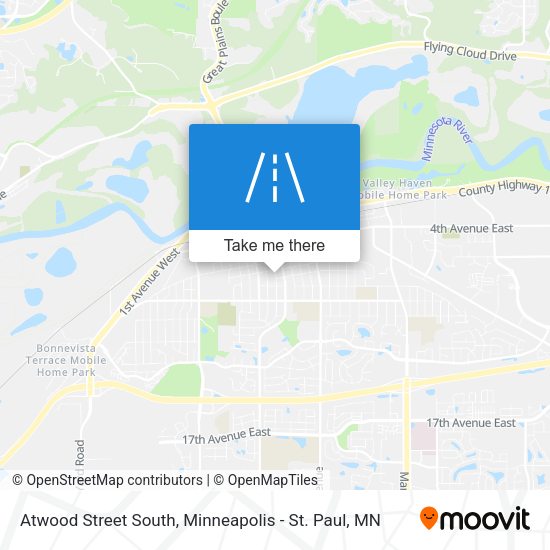 Mapa de Atwood Street South