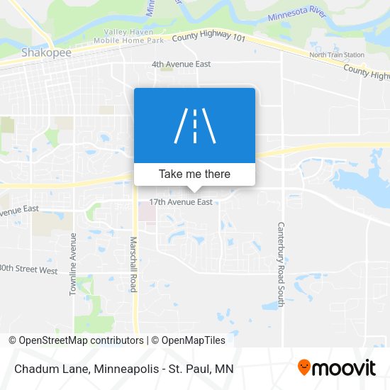 Chadum Lane map