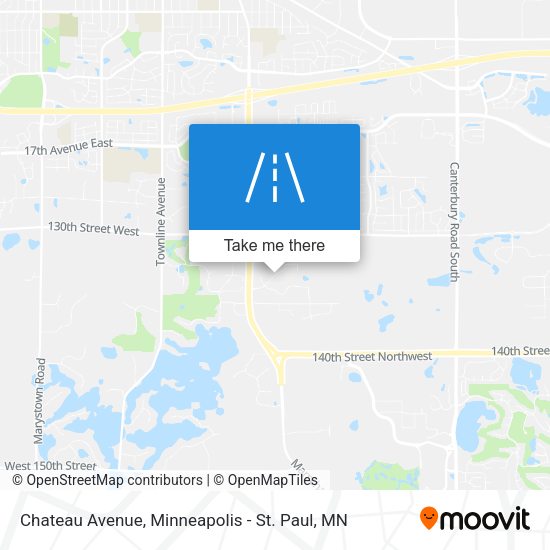 Chateau Avenue map