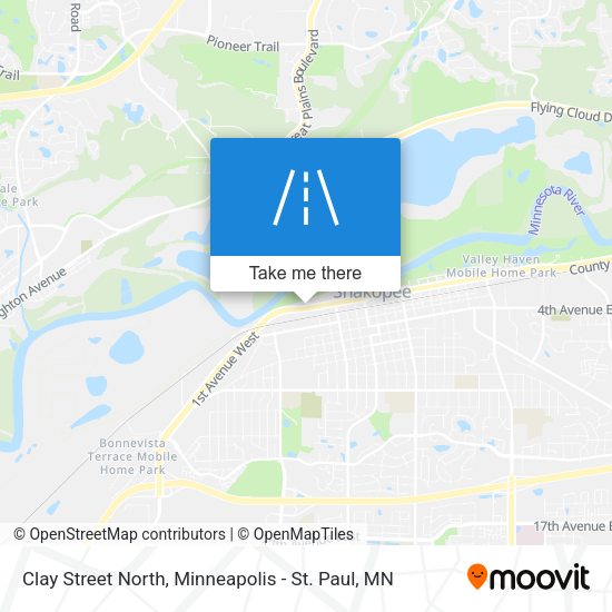 Mapa de Clay Street North