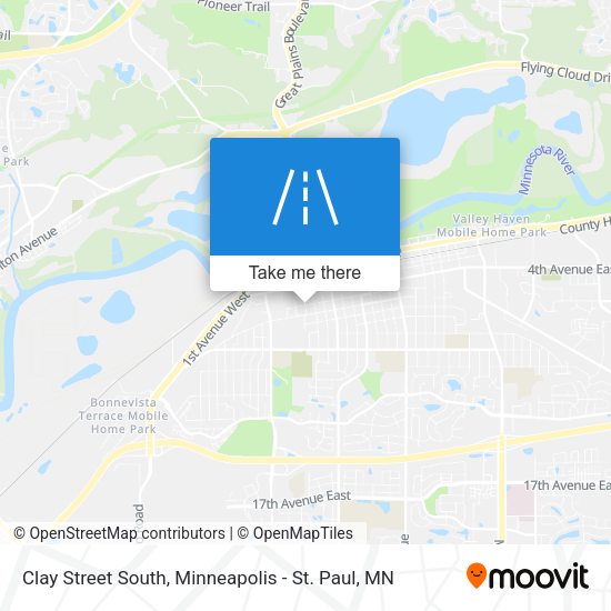 Clay Street South map