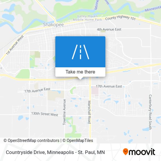 Mapa de Countryside Drive