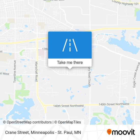 Crane Street map