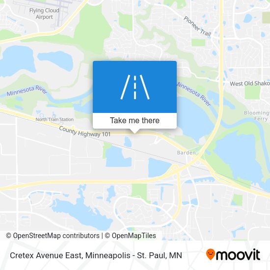 Cretex Avenue East map