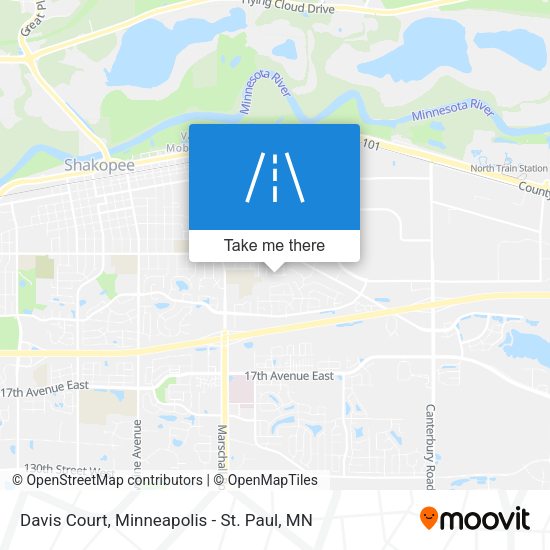 Davis Court map