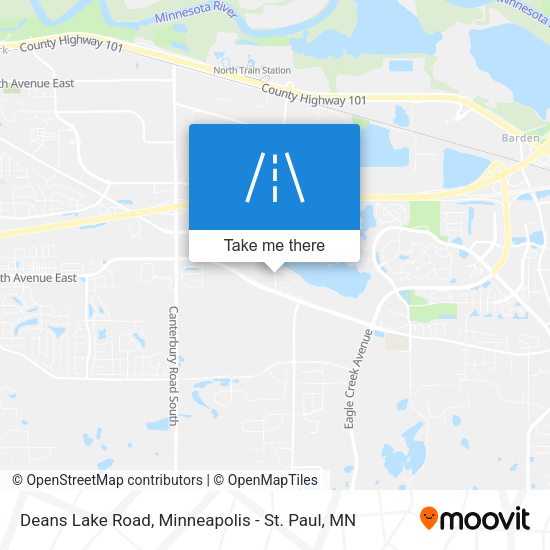 Mapa de Deans Lake Road