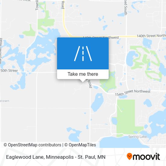 Eaglewood Lane map