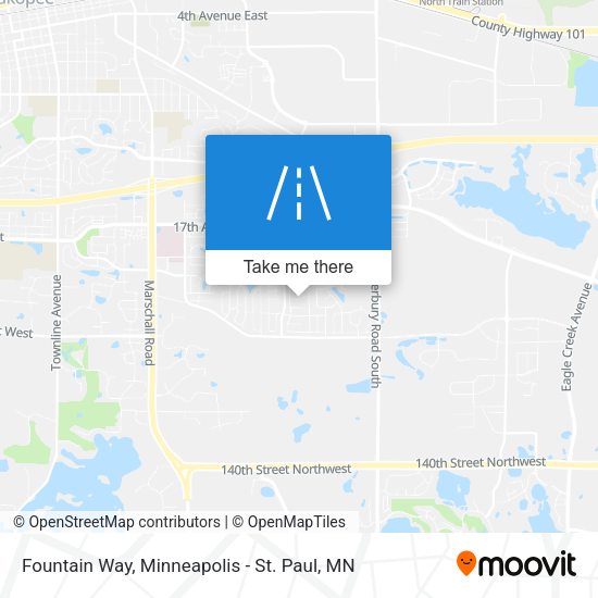 Mapa de Fountain Way