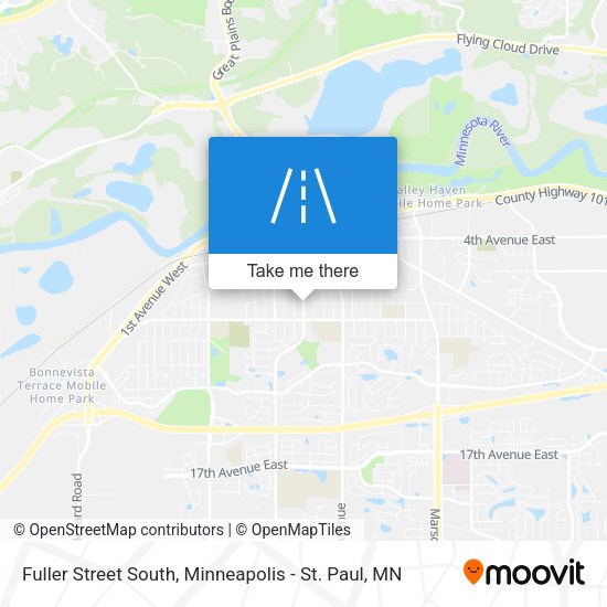 Fuller Street South map