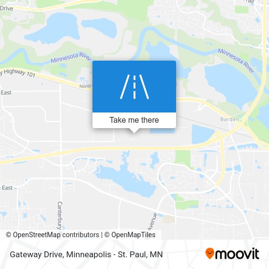 Mapa de Gateway Drive