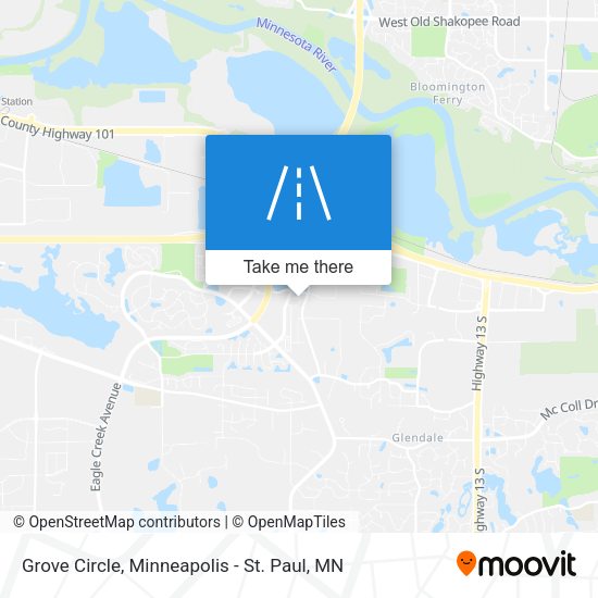 Grove Circle map