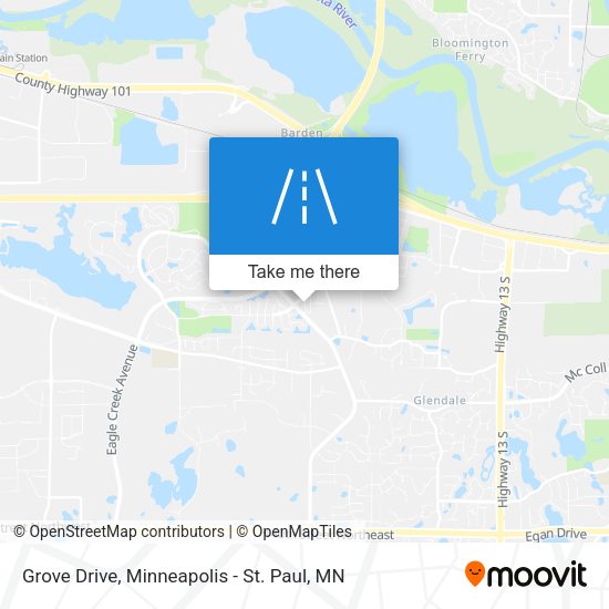 Mapa de Grove Drive
