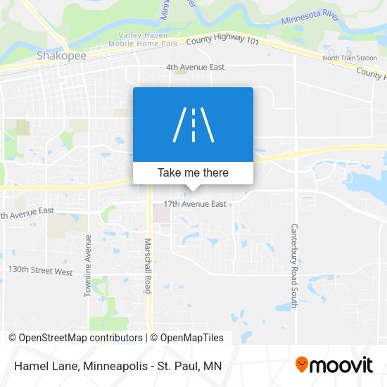 Mapa de Hamel Lane