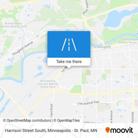 Harrison Street South map