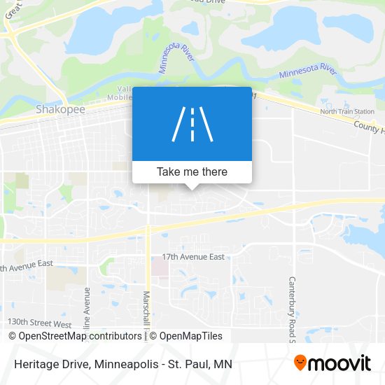 Heritage Drive map