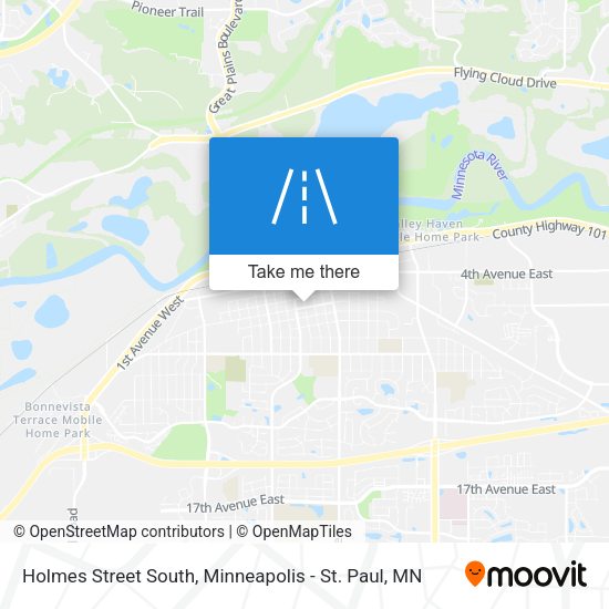 Mapa de Holmes Street South