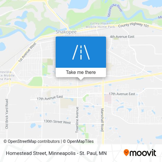 Homestead Street map