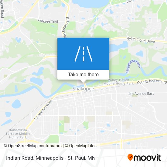 Mapa de Indian Road