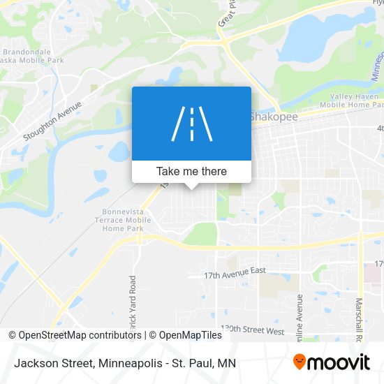 Jackson Street map