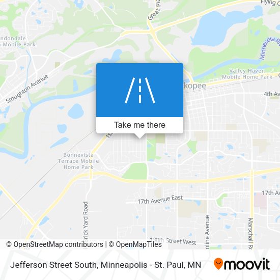 Mapa de Jefferson Street South