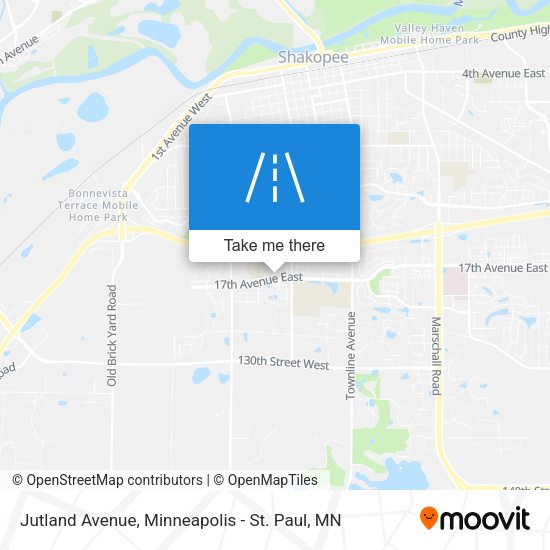 Mapa de Jutland Avenue