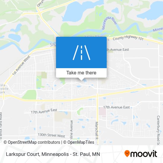Larkspur Court map