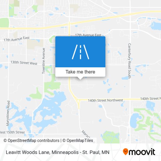 Mapa de Leavitt Woods Lane