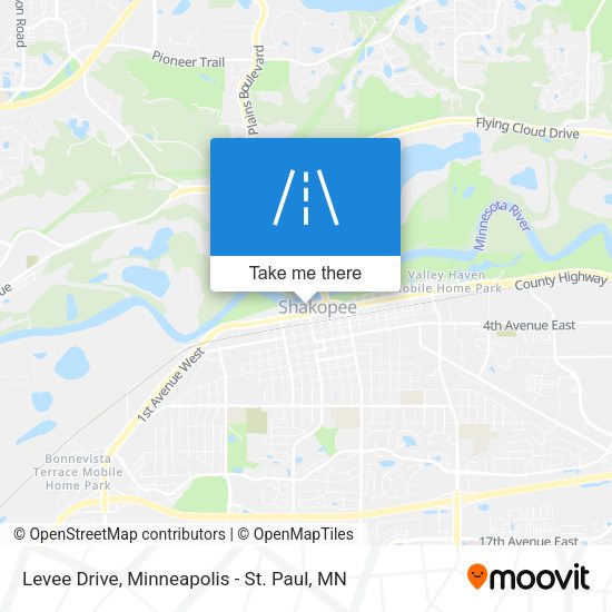 Levee Drive map