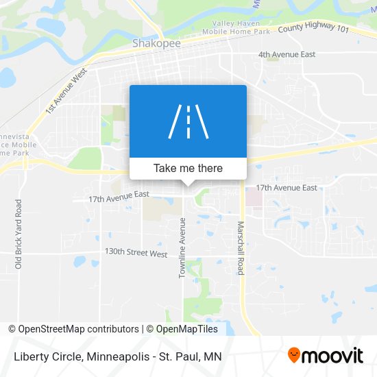 Liberty Circle map