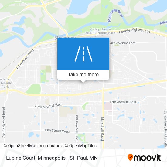 Lupine Court map