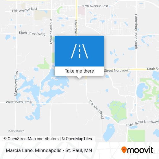 Marcia Lane map