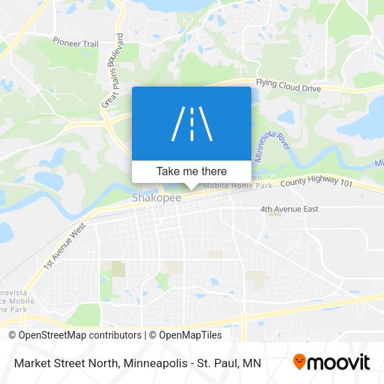 Mapa de Market Street North