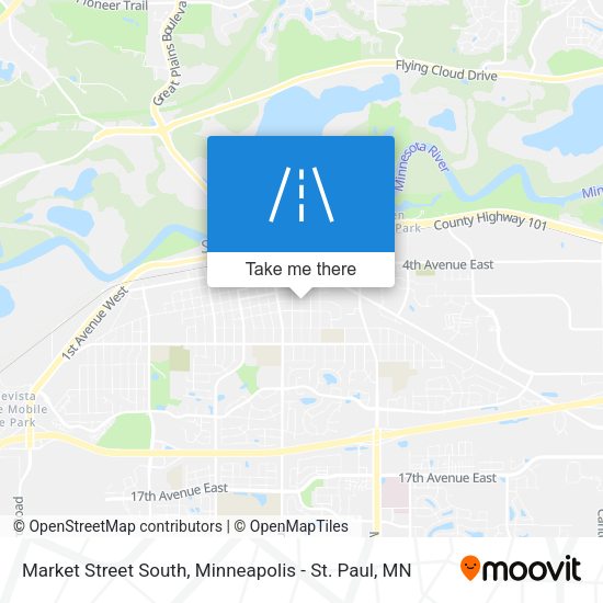 Mapa de Market Street South