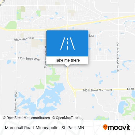 Mapa de Marschall Road