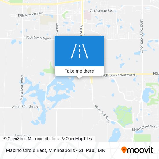 Maxine Circle East map