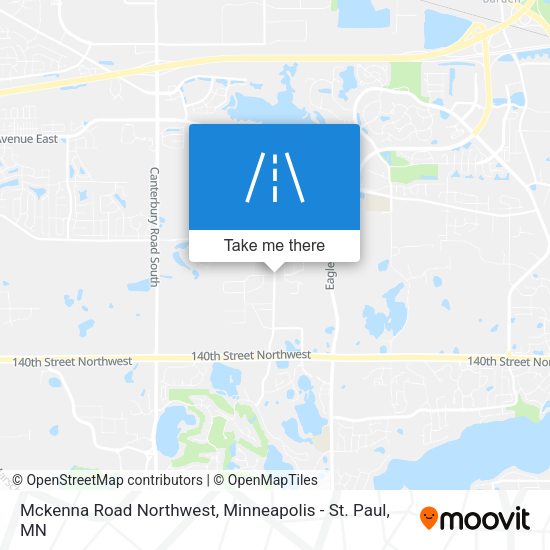 Mckenna Road Northwest map