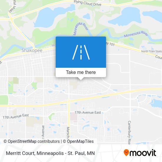 Merritt Court map