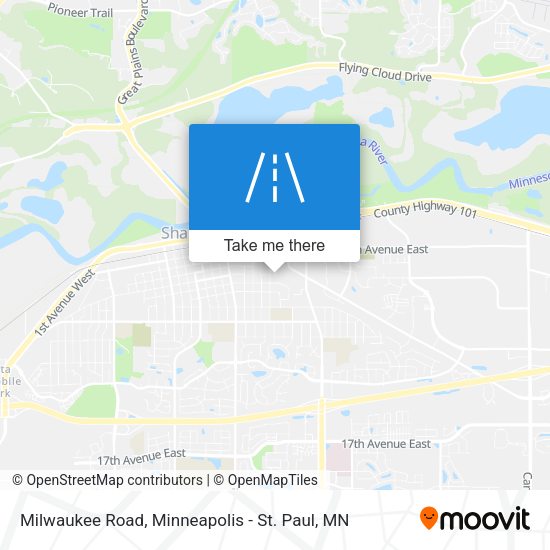 Milwaukee Road map