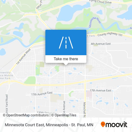 Mapa de Minnesota Court East