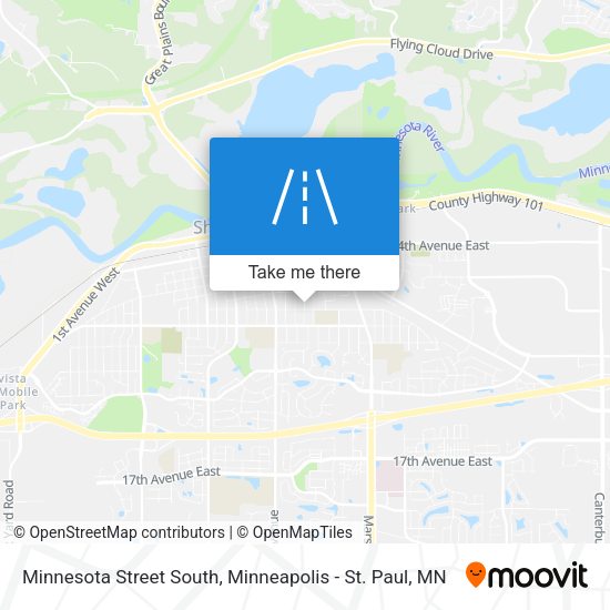Minnesota Street South map