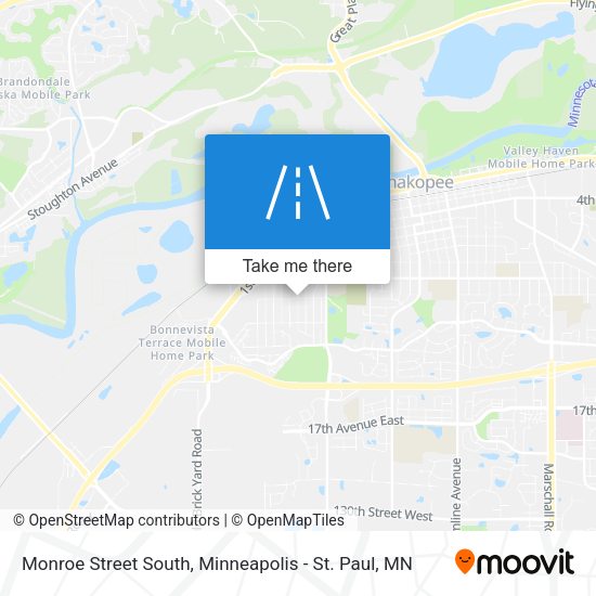 Monroe Street South map