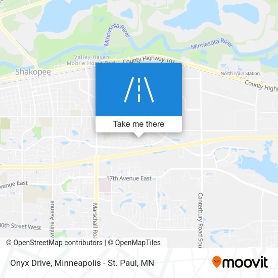 Onyx Drive map