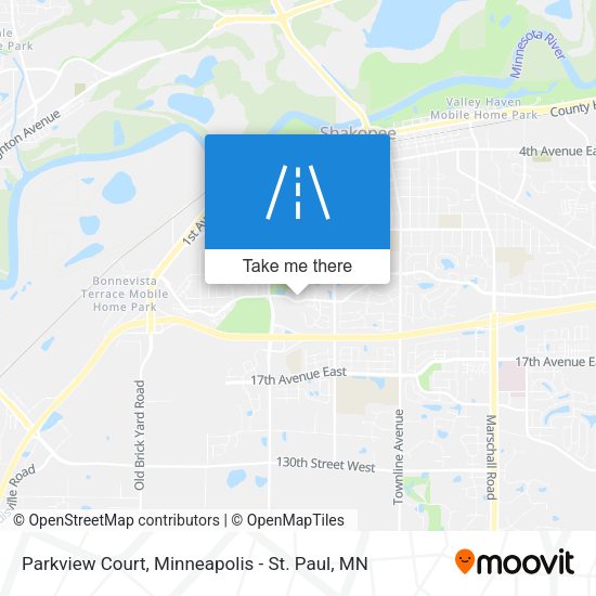 Mapa de Parkview Court