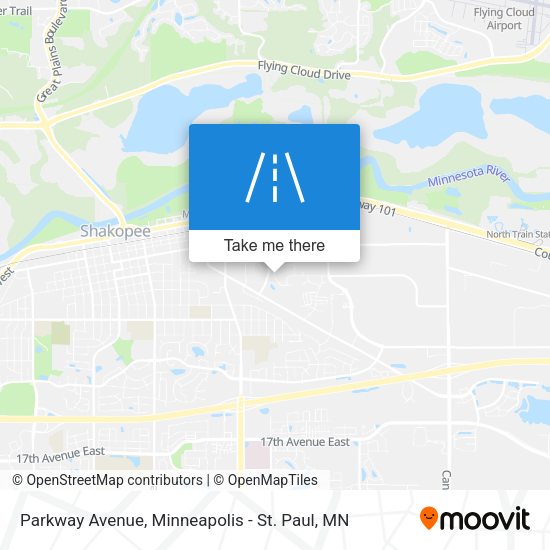 Parkway Avenue map